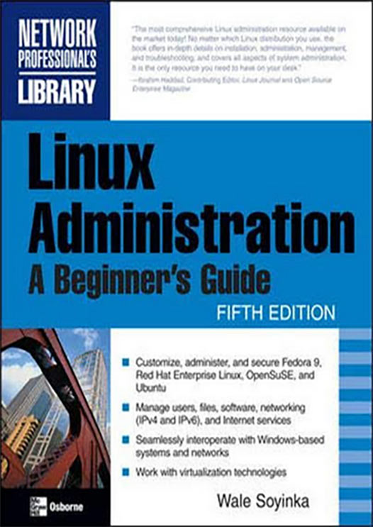 Cover of Linux Administration: A Beginners Guide