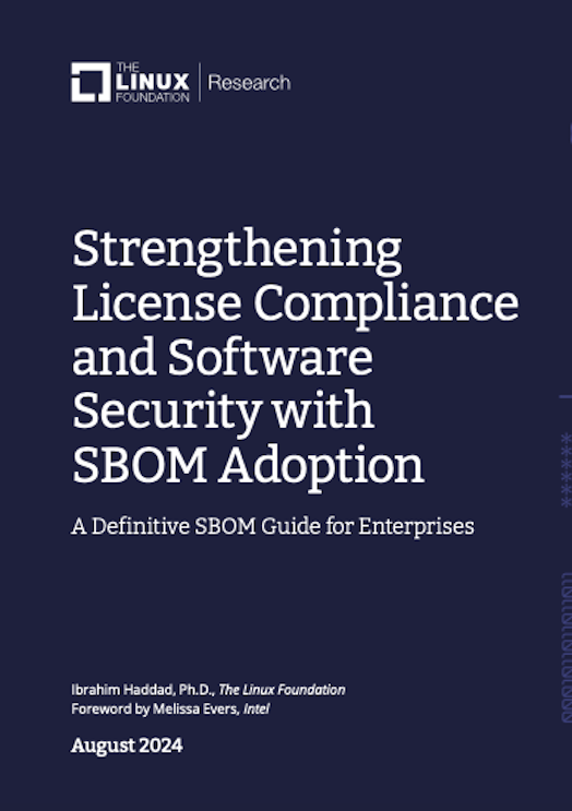 Cover of Strengthening License Compliance and Software Security with SBOM Adoption