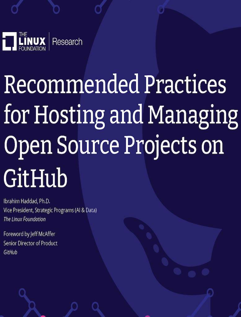 Recommended Practices for Hosting and Managing Open Source Projects on GitHub